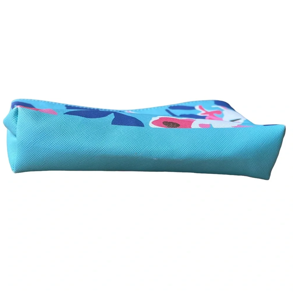 PERFECTLY POSH Makeup Bag Cosmetics Toiletry Pouch Mint Floral